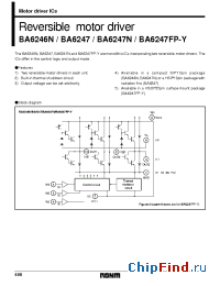 Datasheet BA6246N manufacturer Rohm